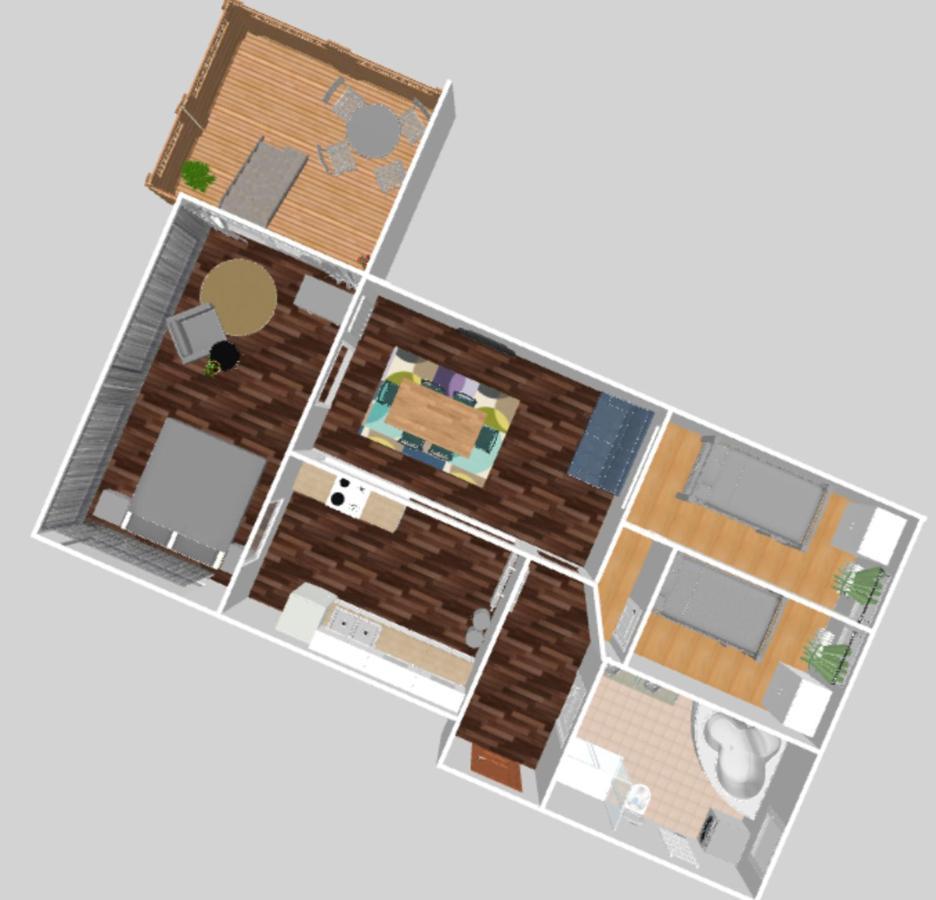 Apartment Humboldt 3 Schlafzimmer,Wifi, Netflix Parken, Terrasse, Klimatisiert, Naehe Zentrum Jena Exterior foto
